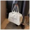 Bolso para Mujer, Bolso de Lona, Versátil, Gran Capacidad, Bolso para Estudiante y Viajero Diario, Bolsa de Tela para Almacenamiento en Viajes de Negocios de Corta Distancia, Para llevar en la mano