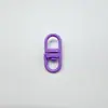 Accesorios de joyería diy color de pintura ocho hebilla giratoria universal anillo de conexión llavero anti-nudo hebilla para perro colgante