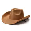 Sombrero de vaquero occidental, sombrero mongol, sombrero de atracción turística, sombrero de jazz, sombreros de comercio exterior transfronterizo para AliExpress y Amazon