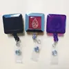 Venta de fábrica certificado de trabajo de plástico ABS insignia redonda fácil de tirar insignia hebilla telescópica hebilla de cordón de plástico