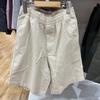 Shorts de Longitud Media para Hombre y Mujer con Cintura Elástica, Versátiles Casuales de Color Sólido de Cinco Puntos, Nuevo Modelo Primavera/Verano 2025 477515