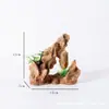 Decoração de Paisagismo de Aquário Transfronteiriça, Pedra Dragão Verde, Caverna Esconderijo para Peixes e Camarões, Fábrica de Ornamentos de Rocha Artificial Estilo Chinês