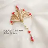 Bolsa de Materiales para Abanico de Grupo de Novia de Boda China Hanfu Xi Fan Borla de Cloisonné Caja de Zapatos Decorativa Taza de Té