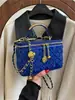 Bolso de Mano con Bordado Pesado Lingge de Fábrica Original 2026 Nuevo Bolso de Mujer Versátil Bolso de Mano Bolso Cruzado con Cadena