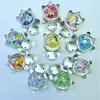 Novos Enfeites Transparentes Luminosos, Tartarugas Lantejoulas, Fofo Acessórios de Cola de Creme DIY, Enfeites de Mesa, Tartarugas Pequenas, Animais