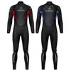 DIVE & SAIL3MM traje de buceo para hombre de una pieza de manga larga con protección solar traje de esnórquel grueso a prueba de frío cálido