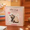 Lindas Pegatinas Troqueladas con Temática de Mascotas para Diarios y Decoración de la Vida Diaria
