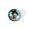 Insignia de Dragon Ball con personaje de dibujos animados de Ri Man, colección Wukong, broche de metal impreso, accesorios, mochila, ropa, decoración