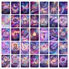 Set de Cartas de Energía Estelar del Universo 36 Tarjetas de Decoración para Escritorio Estudiantil Sin Repetir Postales con Frases Inspiradoras