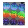 Etiqueta anti-falsificación láser con código QR logo holográfico procesamiento e impresión calcomanía adhesiva no se puede usar repetidamente después de ser descubierta
