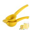 Exprimidor de limón manual de aleación de aluminio para el hogar, doble pinza para exprimir jugo de limón y naranja, herramienta para cocina