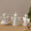 Poppy Lançamento Transfronteiriço Molde de Silicone Asas de Anjo DIY Vela Aromática Ornamento de Resina Molde de Gesso