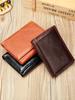 Cartera para Hombre Marant Rfid Nueva Piel Genuina Portamonedas y Tarjetas Corta Becerro Cartera para Hombre Bolso Transfronterizo para Hombre