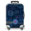 Funda para equipaje Yiwu JIT en stock, funda para maleta de ruedas, funda elástica a prueba de polvo para estuche de viaje, funda elástica para equipaje