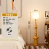 Lámpara de pie romana de columna vintage italiana, lámpara de mesa de lujo ligero para mesita de noche de dormitorio junto al sofá de la sala de estar, con un toque medieval