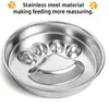 Tazón Lento de Acero Inoxidable para Perros Grandes Anti-Atragantamiento Perro 201 Bebedero Tazón para Gatos Suministros para Mascotas Modelo Más Vendido