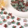 Cuentas de Cristal de Hoja de Arce de Colores Cuentas Sueltas Hojas Hechas a Mano Material de Producción para Pulsera DIY Collar Pasador Antiguo Accesorios