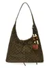 Bolsa de mano casual de gran capacidad estilo coreano, un bolso de hombro de lunares moderno y minimalista para mujer, un bolso de mano ligero y elegante para ir al trabajo