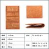 Carteira Estilo Japonês Amazon Couro Genuíno Carteira Feminina Multifuncional Compartimento Grande para Moedas Porta-Cartão de Crédito Masculino de Couro Bovino de Primeira Camada