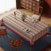 Mantel Bohemio, Sin Lavado, a Prueba de Aceite, Impermeable, Resistente al Calor, para Mesa de Comedor en Casa, Mesa de Café, Sala de Estar, Lujo Ligero, Mantel con Sensación de Gama Alta