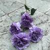 Arreglo floral de fiesta de fantasía rosa y morado, simulación de flores y mariposas, fondo floral a juego, decoración de tienda, flores falsas al por mayor