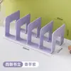 Estante Fixa para Armazenamento de Lição de Casa Estante de Armazenamento de Livros para Mesa Estante de Armazenamento Vertical Multifuncional Criativa para Leitura