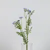 Flor Artificial Estilo Fresco Pastoral: Hierba de Semilla Negra de Tallo Único de 43 cm y Flores de Cosmos Individuales para Decoración Suave y Fotografía