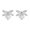 Zircônia de Laço Exquisita para Fones de Ouvido Huawei freeclip Fivela de Diamante Clip-on Personalidade de Nicho Acessórios de Alta Qualidade