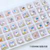 Dongzhou Cristal K9 taladro boutique accesorios de joyería DIY taladro para uñas revestido taladro cuadrado gordo color colorido taladro fondo afilado mayoreo