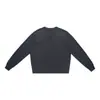 Unf Camiseta de Punto de Manga Larga de Color Puro con Cuello en V, Estilo Old Money, 60% Tencel y Lana, para Hombres y Mujeres