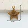 Fabricante de Accesorios de Joyería en Forma de Corazón, Venta al por Mayor de Joyería DIY Hecha a Mano de Aleación, Accesorios de Joyería DIY con Goteo de Aceite Transfronterizo