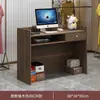 Balcão de Caixa Comercial para Loja de Roupas Simples Balcão de Recepção de Salão de Beleza Balcão de Caixa Pequeno para Loja de Roupas Femininas