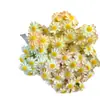 Ramo de Manzanilla Artificial Flores Falsas para Arreglos de Piso de Boda Decoración de Salón de Bodas Flores Artificiales de Plástico Arreglo Floral DIY