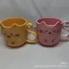Taza Personalizada para Cepillado de Dientes de Estudiante Taza de Enjuague Bucal de Doble Capa Taza para Beber Taza de Plástico para Cepillo de Dientes de Hogar Taza para Lavado Venta al por Mayor