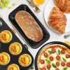 Juego de moldes para hornear antiadherentes de acero al carbono transfronterizo, que incluye un juego completo de herramientas y moldes para hornear para hornos domésticos