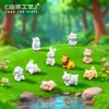 Nuevas figuras de paisaje en miniatura, con 12 diseños diferentes de animales pequeños. Estas adorables figuritas de animales de dibujos animados están hechas de resina y son perfectas para paisajes en miniatura.