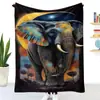 Suministro directo de fábrica, manta de franela con impresión 3D, manta gruesa, manta para aire acondicionado, serie de animales, las imágenes se pueden pedir por unidad
