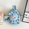 Labubu Dibujo Animado Lindo Trendy Bolso de Pecho Transfronterizo Bolso de Hombro de Nylon para Niños y Niñas de 3-6 Años Bolso Cruzado de Gran Capacidad