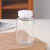 Botellas Transparentes para Suplementos de Salud en Stock, Botellas Esmeriladas para Cápsulas con Tapas, Botellas Médicas Selladas, Botellas Opacas para Cordyceps, Botellas para Empaque de Polvo Medicinal