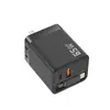 Cargador Transfronterizo de Nitruro de Galio de 65W con Cable Retráctil y Cabezal de Carga Rápida Adecuado para Cargadores de Teléfonos Móviles Apple y Huawei