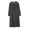 Inno Talla Grande Vestido Floral Retro Francés para Mujer Primavera Nuevo Versátil Cintura Adelgazante Look Falda Larga 120049