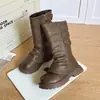 Botas de media caña estilo británico retro para niñas, nueva colección otoño/invierno 2026, suela suave para niños, cómodas botas de equitación, botas individuales para niños mayores
