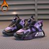 Tenis para niños Zapatos de niña 2024 Primavera y Otoño Nuevos Zapatos de Baloncesto para Niñas Zapatos para Correr para Niños Grandes Hebilla Giratoria