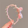 Diadema Floral Estilo Coreano de Hada Moda Versátil Diadema Alto de Corona Nicho Gama Alta Temperamento Accesorio para el Cabello Venta al por Mayor