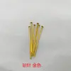 Accesorios para lámpara de cristal pasador de bola bola de cristal colgante pasador de cobre y aluminio accesorios para lámpara colgante gancho dorado plateado envío gratis
