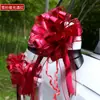 Coche de boda, flores, decoración de la sala de bodas, suministros para arreglos de boda, espejo de flota, manija, corbata, escaleras, flores de mano