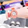 Atacado de fábrica relógio de astronauta para alunos do ensino fundamental e médio casal multifuncional luminoso à prova d'água resistente a quedas relógio eletrônico esportivo