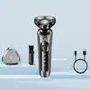 Novo Barbeador Elétrico 9D Flutuante Masculino Quatro-em-Um Multifuncional Lavável em Todo o Corpo Barbeador de Barba Transfronteiriço