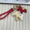 Llavero de Oro Puro 999 Hazte Rico Mi Pequeño Pony Colgante de Dibujos Animados para Hacerse Rico Colgante para Bolso