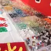 Caja Dispensadora de Cuentas Caja de Almacenamiento de Cuentas Compartimento para Cuentas Sueltas Cuentas de Arroz Caja Acrílica Cajón para Accesorios DIY Transparente